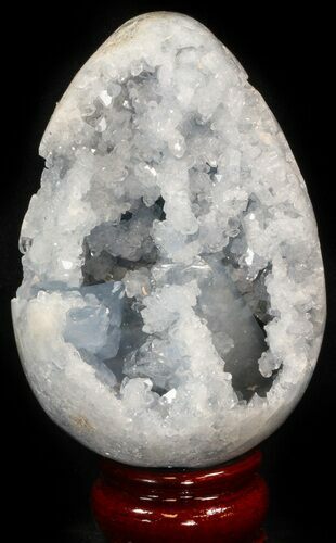 Top Quality Crystal Filled Celestine (Celestite) Egg #41692